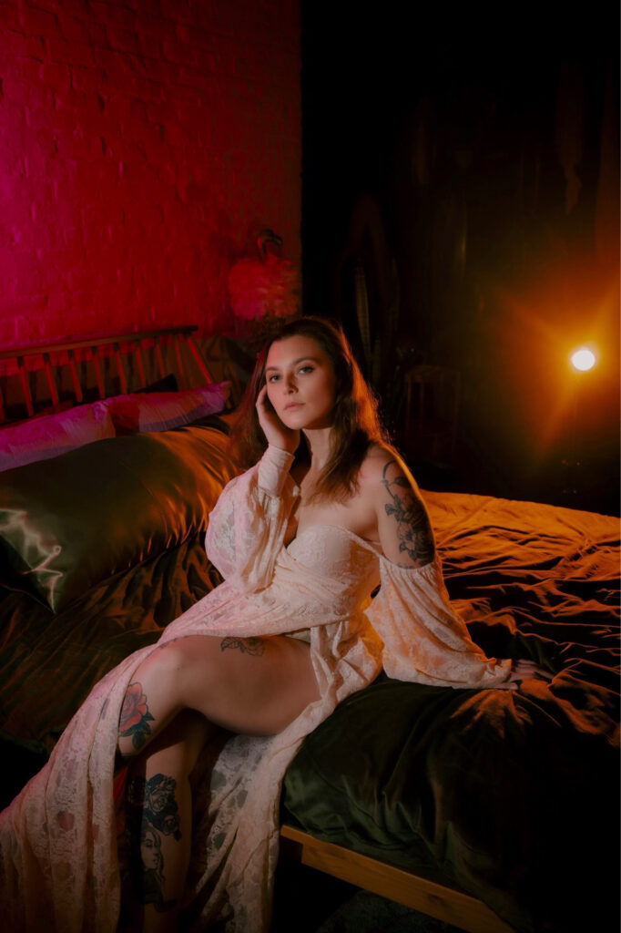 Moody Alternative Boudoir Session in Philadelphia, PA and Asbury Park, NJ